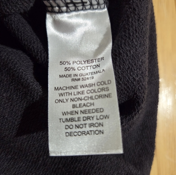 Pink Lotus Sweatshirt Black/Pink Wms Small Start Your Journey NWT - Picture 9 of 9